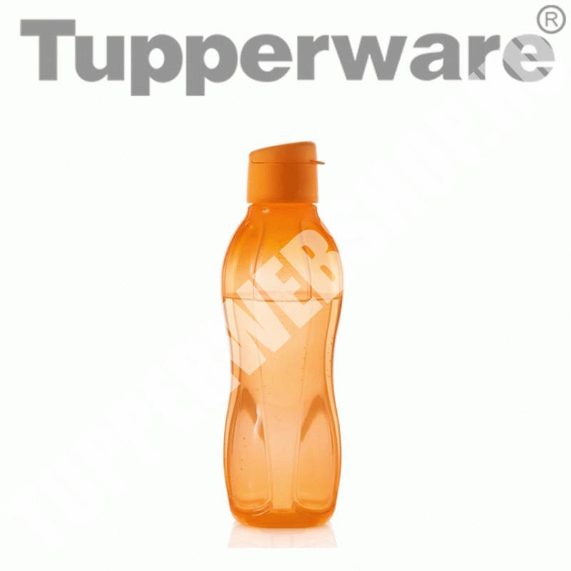 Tupperware Öko Palack 750 ml Narancssárga, sportkupakkal